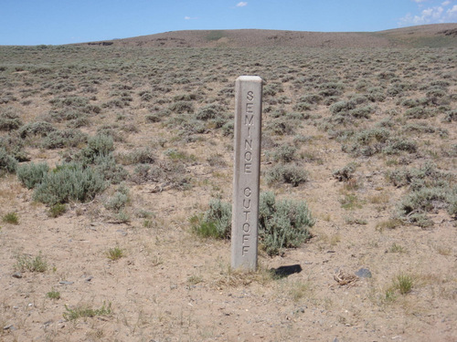 Seminoe Cutoff of the California Trail.